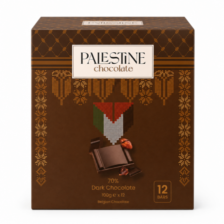 Palestine Chocolate 70% Dark Chocolate 100g x 12